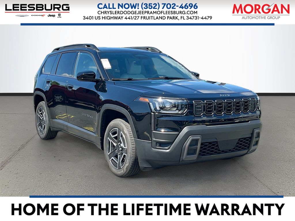 Diamond Black 2026 Jeep Cherokee SUV / Crossover Four-Wheel Drive Continuously Variable Transmission