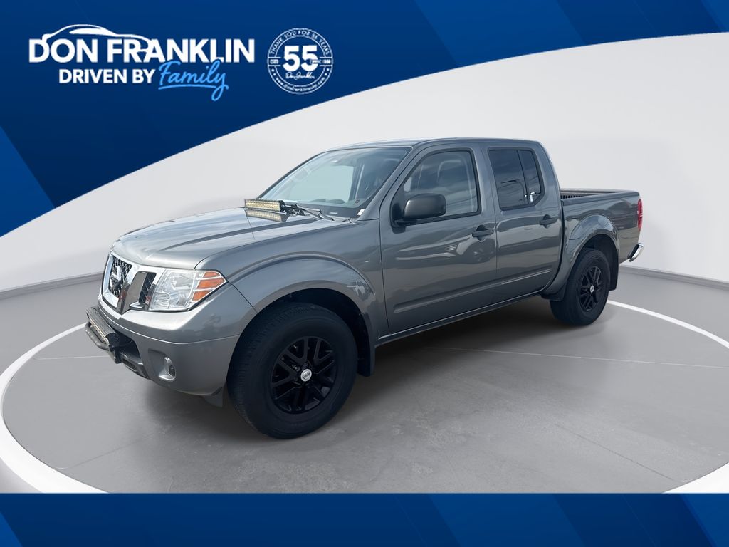 Gray (Gun Metallic) 2019 Nissan Frontier SV V6 Crew Cab 4WD Pickup Truck Four-Wheel Drive 5-Speed Automatic Overdrive