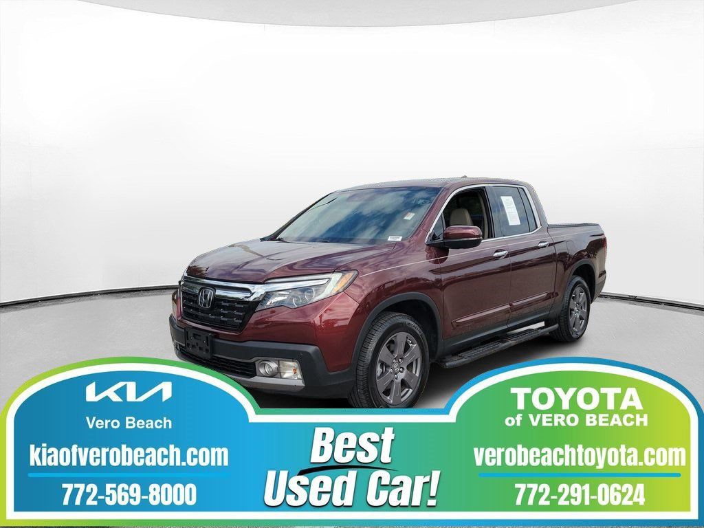 Red (Maroon) 2020 Honda Ridgeline Pickup Truck All-Wheel Drive 9-Speed Automatic