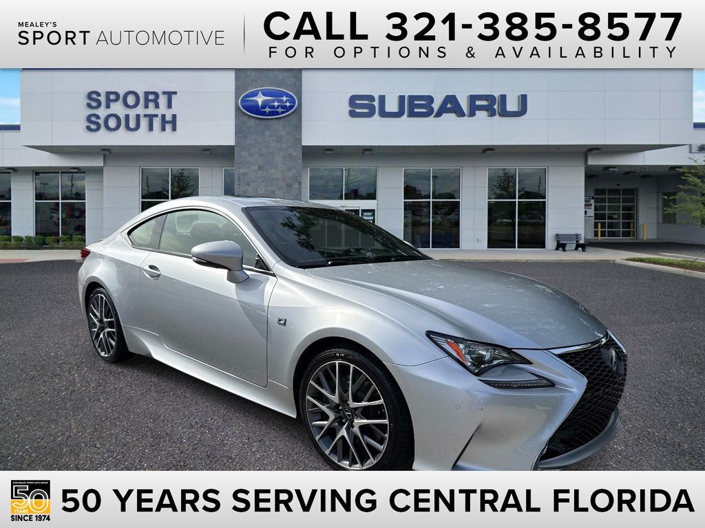 Silver Lining Metallic 2016 Lexus RC 350 RWD Coupe Rear-Wheel Drive 8-Speed Automatic