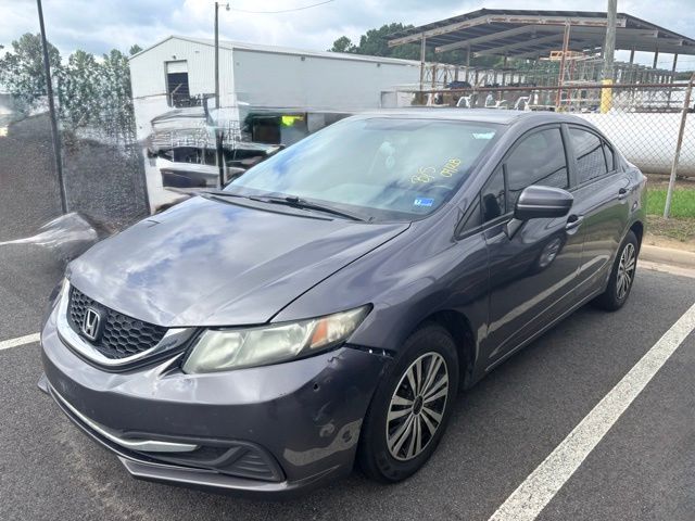 Gray 2014 Honda Civic Sedan Front-Wheel Drive Continuously Variable Transmission
