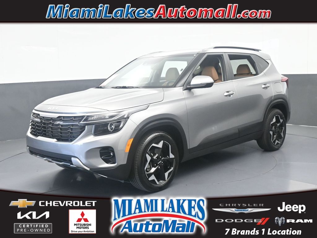Steel Gray 2024 Kia Seltos SUV / Crossover Front-Wheel Drive Continuously Variable Transmission