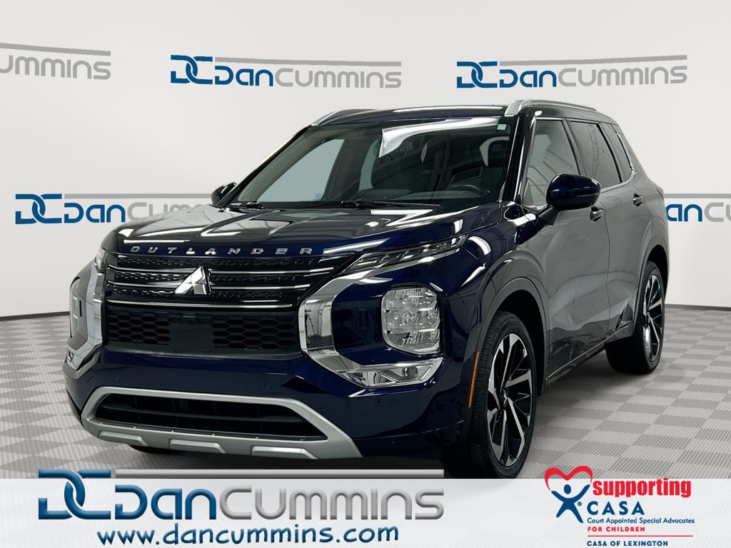 Blue 2022 Mitsubishi Outlander SUV / Crossover All-Wheel Drive Continuously Variable Transmission