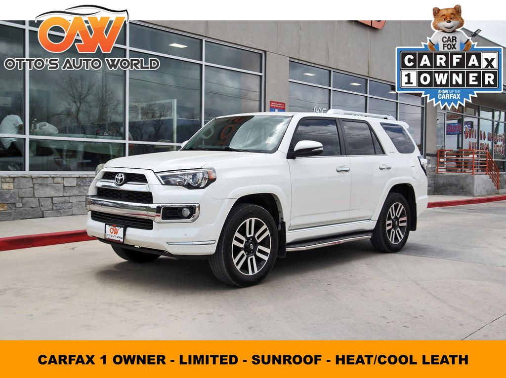 Super White 2019 Toyota 4Runner Limited SUV / Crossover 4X2 5-Speed Automatic Overdrive