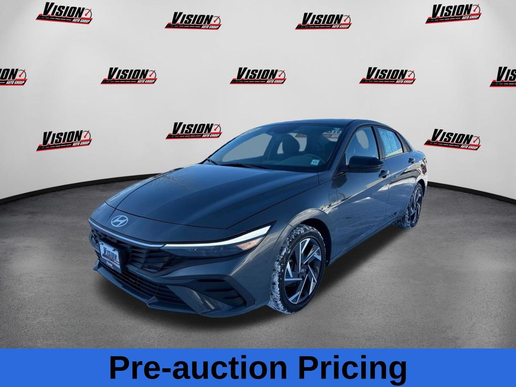 Ecotronic Gray Pearl 2025 Hyundai Elantra Hybrid Sedan Front-Wheel Drive 6-Speed Dual Clutch