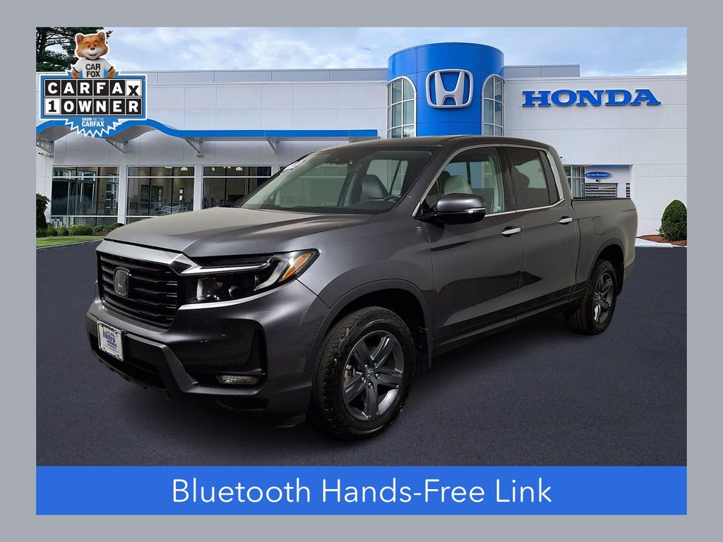 Gray 2023 Honda Ridgeline RTL-E AWD Pickup Truck All-Wheel Drive 9-Speed Automatic