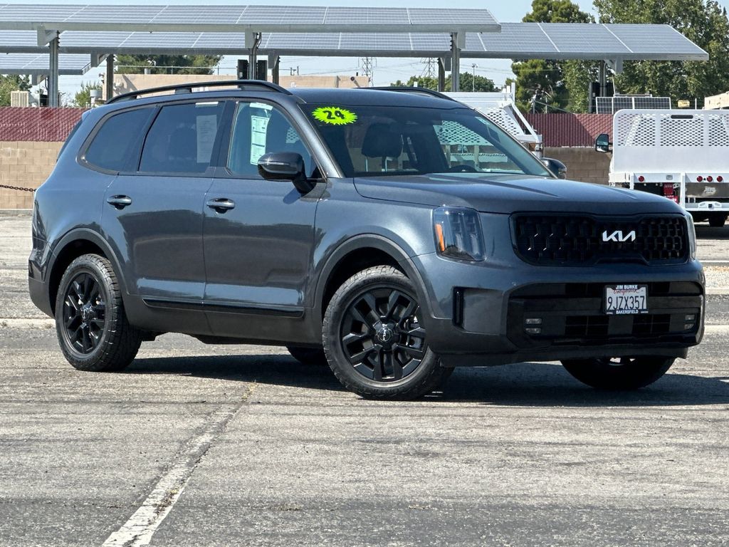 Gravity Gray 2024 Kia Telluride SX X-Pro AWD SUV / Crossover All-Wheel Drive 8-Speed Automatic