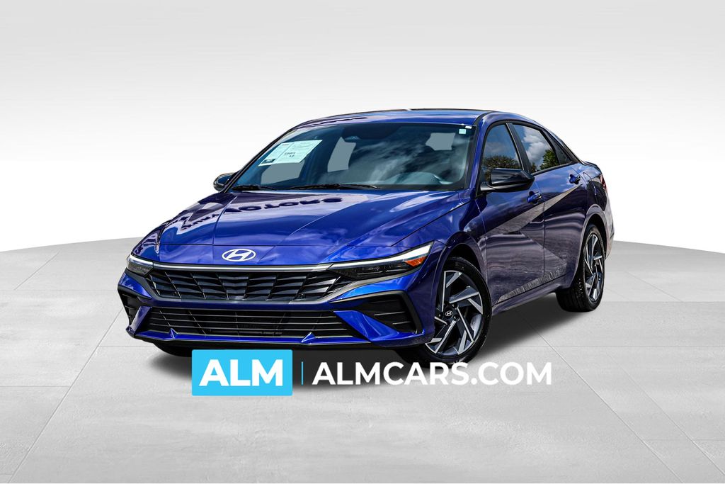 Intense Blue 2025 Hyundai Elantra SEL Sport FWD Sedan Front-Wheel Drive Continuously Variable Transmission
