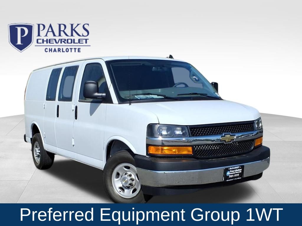 Summit White 2024 Chevrolet Express Cargo 2500 RWD Van Rear-Wheel Drive 8-Speed Automatic Overdrive