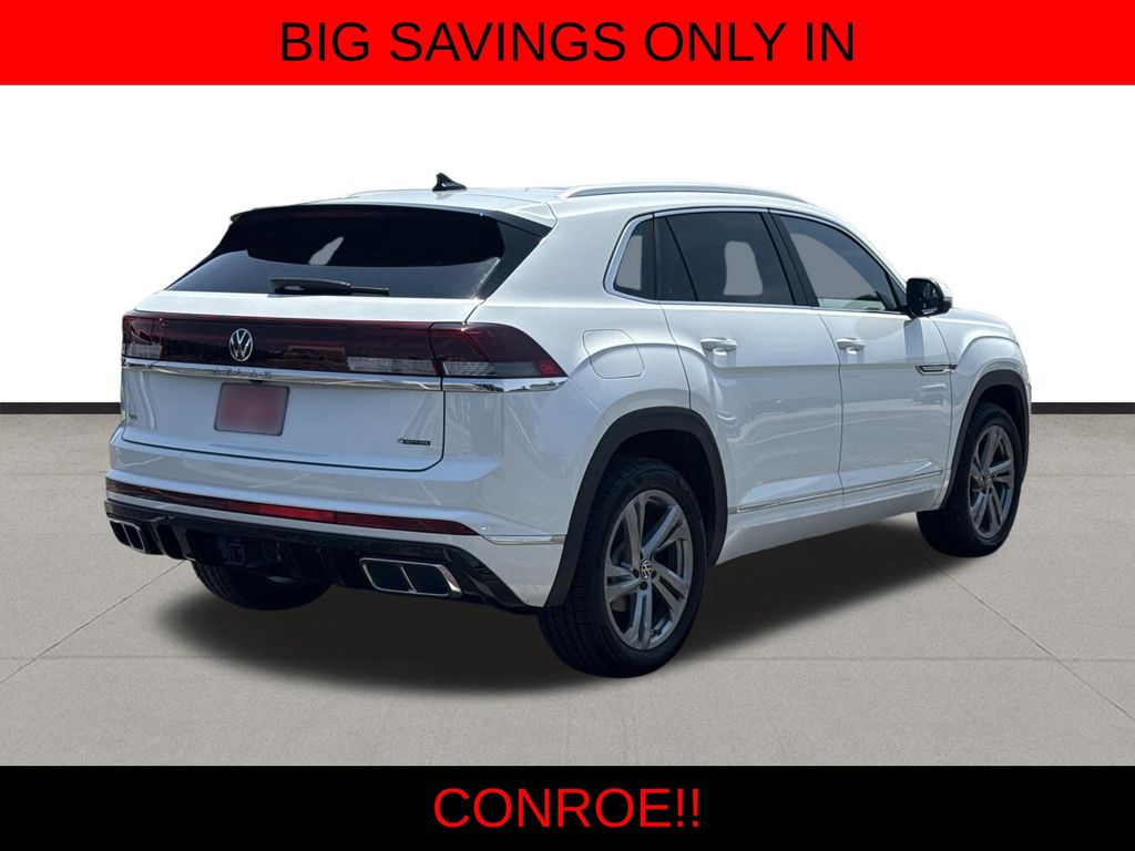 2024 Volkswagen Atlas Cross Sport 2.0T SEL R-Line White at DeMontrond Gulf Freeway