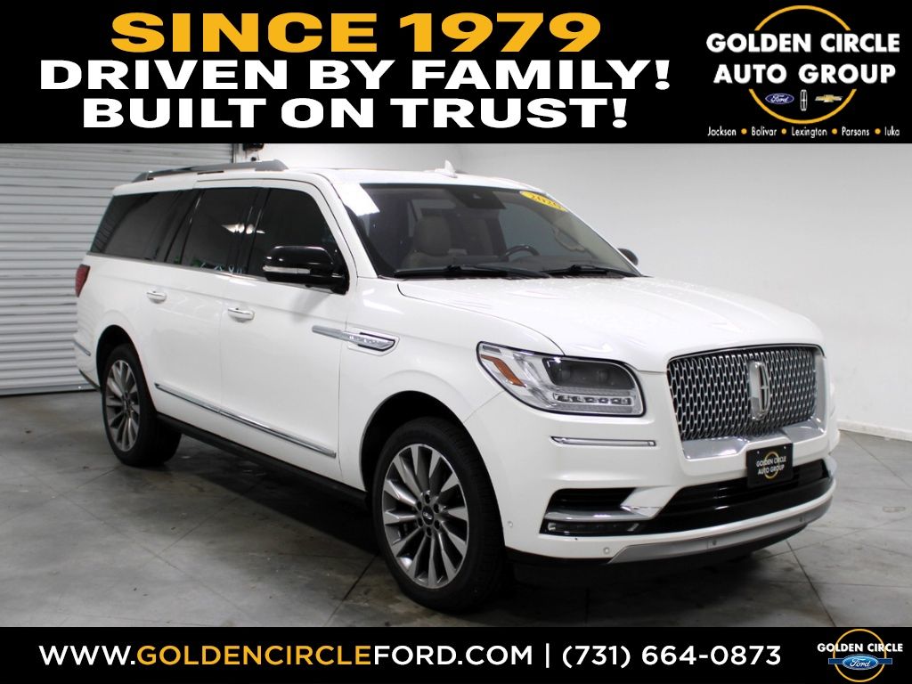 Pristine White 2020 Lincoln Navigator SUV / Crossover Four-Wheel Drive Automatic