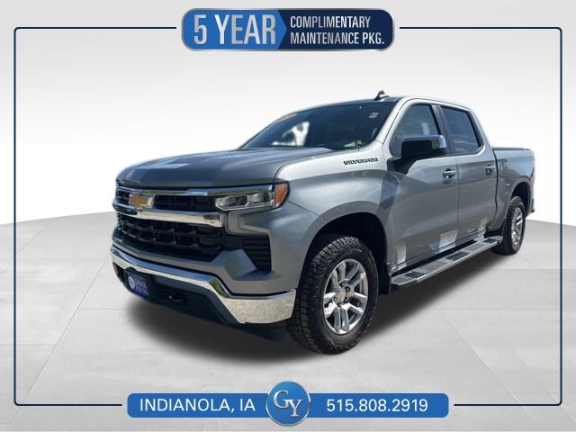Sterling Gray Metallic 2023 Chevrolet Silverado 1500 Pickup Truck Four-Wheel Drive Automatic