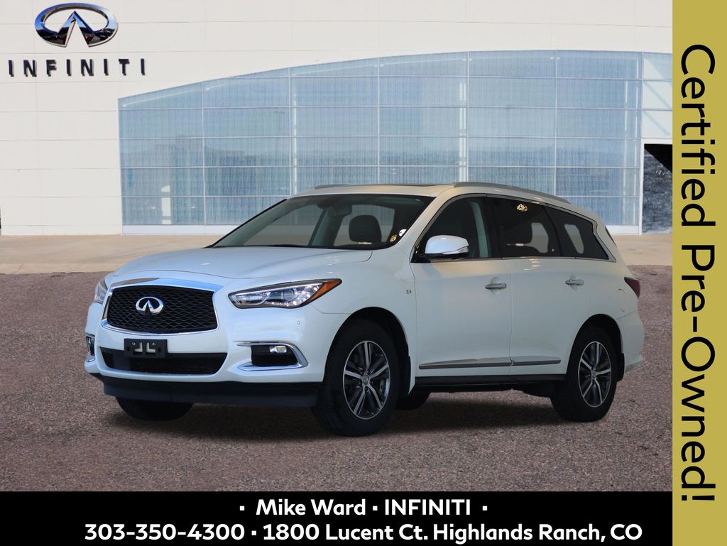 Majestic White 2017 INFINITI QX60 AWD SUV / Crossover All-Wheel Drive Continuously Variable Transmission