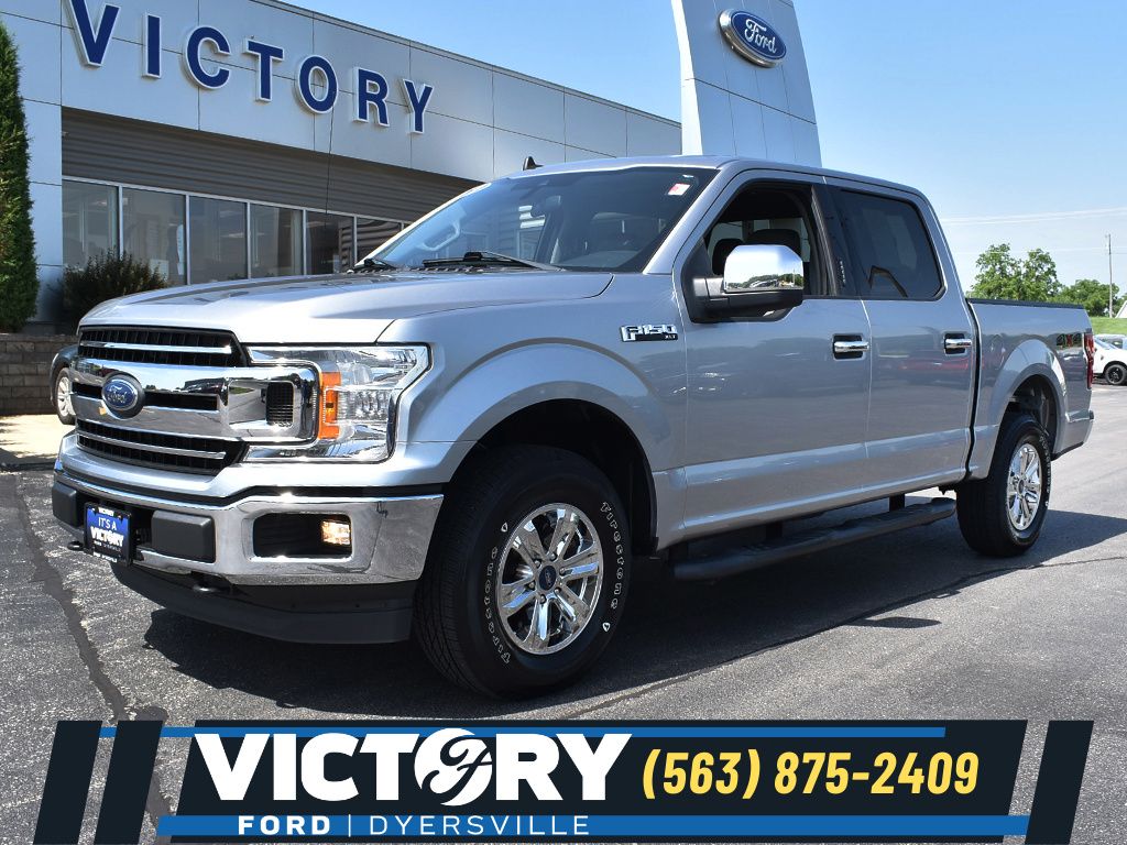 Iconic Silver Metallic 2020 Ford F-150 Pickup Truck Four-Wheel Drive Automatic