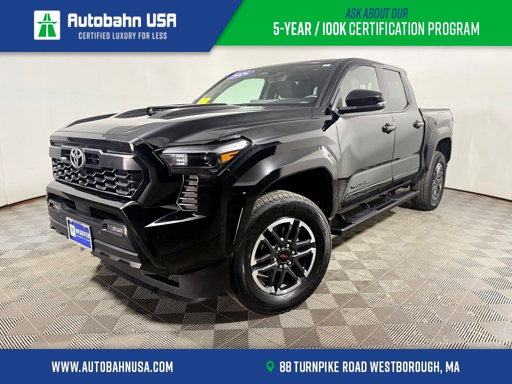 Black 2024 Toyota Tacoma Pickup Truck Four-Wheel Drive 8-Speed Automatic