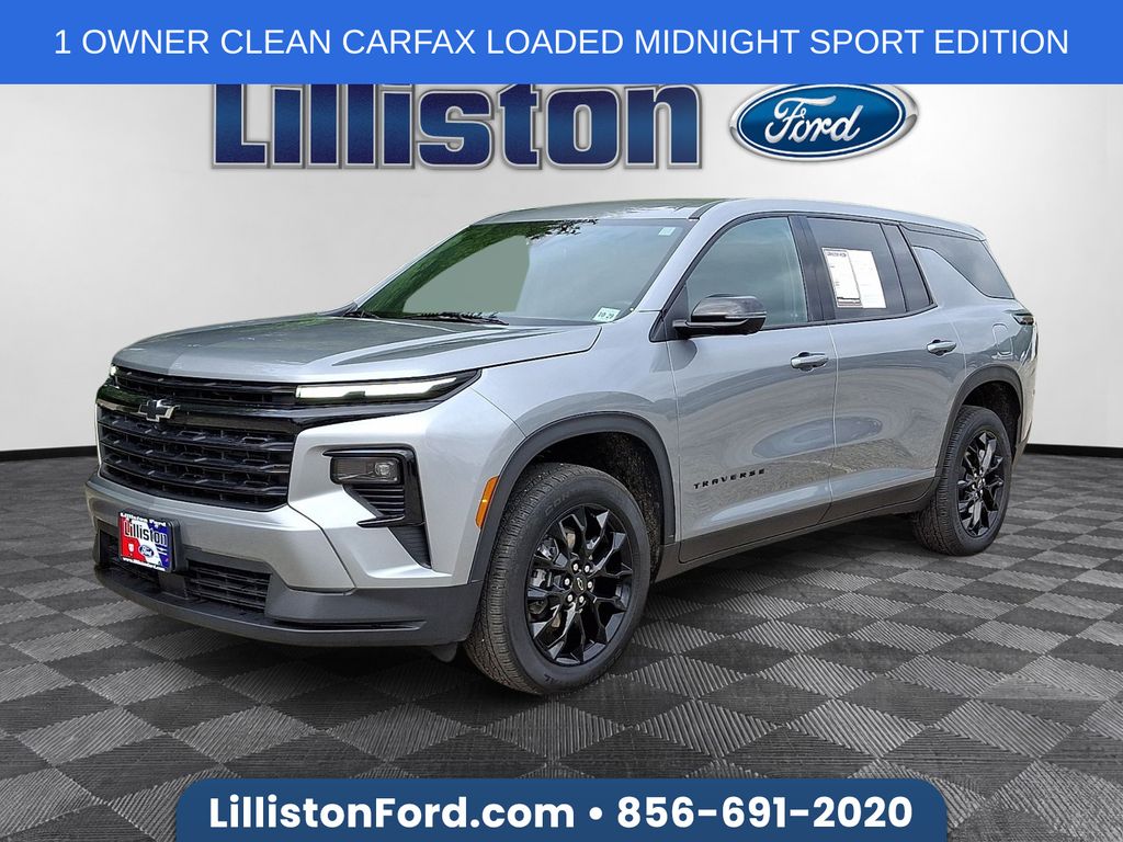 Sterling Gray Metallic 2024 Chevrolet Traverse LS FWD SUV / Crossover Front-Wheel Drive 8-Speed Automatic