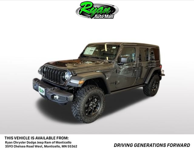 Granite Crystal Metallic 2026 Jeep Wrangler SUV / Crossover Four-Wheel Drive 8-Speed Automatic