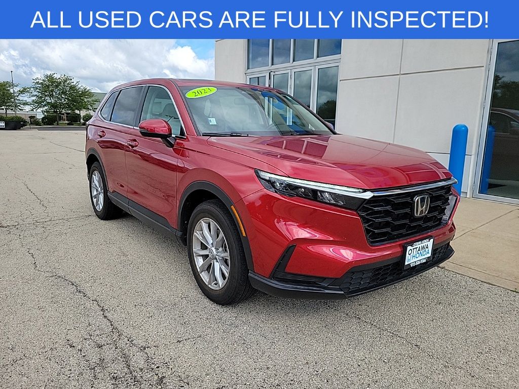 Radiant Red Metallic 2023 Honda CR-V SUV / Crossover All-Wheel Drive Continuously Variable Transmission