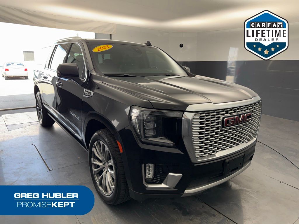 Onyx Black 2021 GMC Yukon XL Denali 4WD SUV / Crossover Four-Wheel Drive