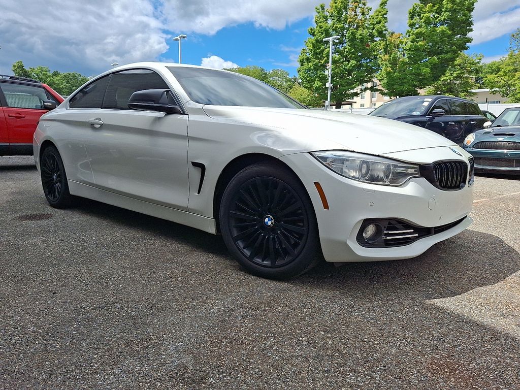 Alpine White 2015 BMW 4 Series Coupe All-Wheel Drive 8-Speed Automatic