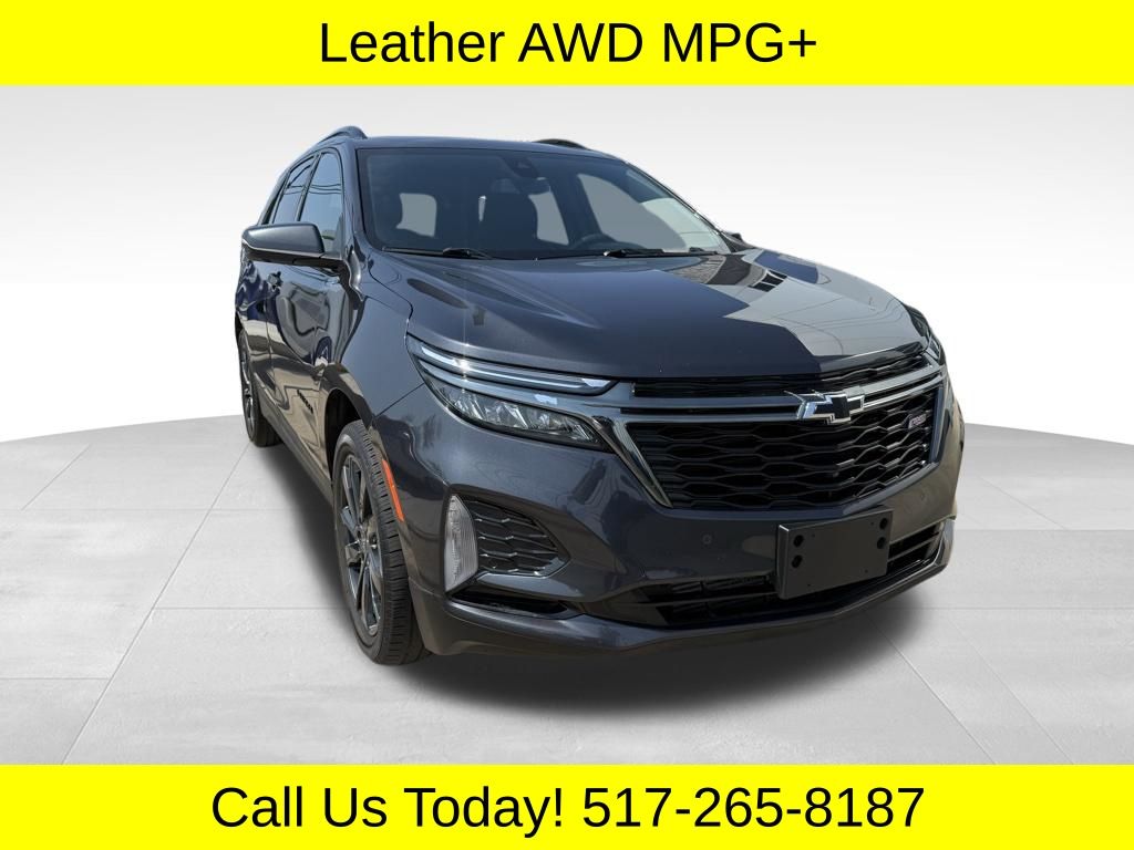 Iron Gray Metallic 2022 Chevrolet Equinox RS with 1RS AWD SUV / Crossover Four-Wheel Drive 6-Speed Automatic Overdrive