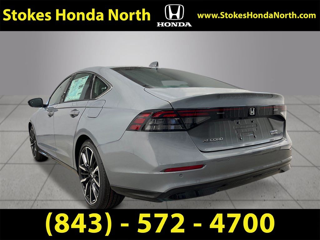 2026 Honda Accord Hybrid Touring Gray at Stokes Honda North