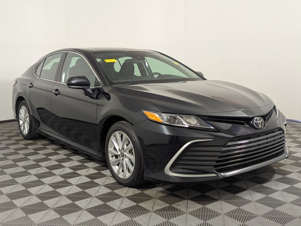 2024 Midnight Black Metallic Toyota Camry LE FWD Sedan