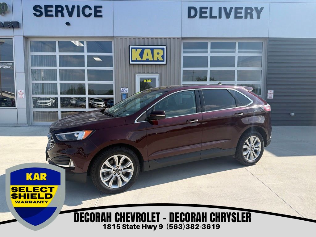 Red (Burgundy) 2024 Ford Edge SUV / Crossover All-Wheel Drive 8-Speed Automatic