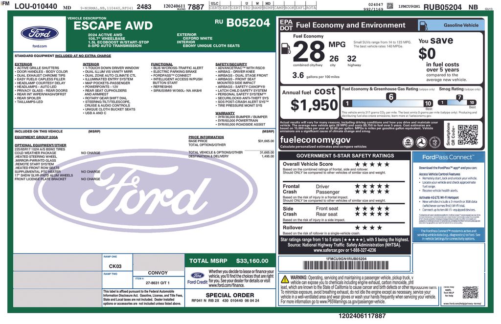 2024 Ford Escape Active