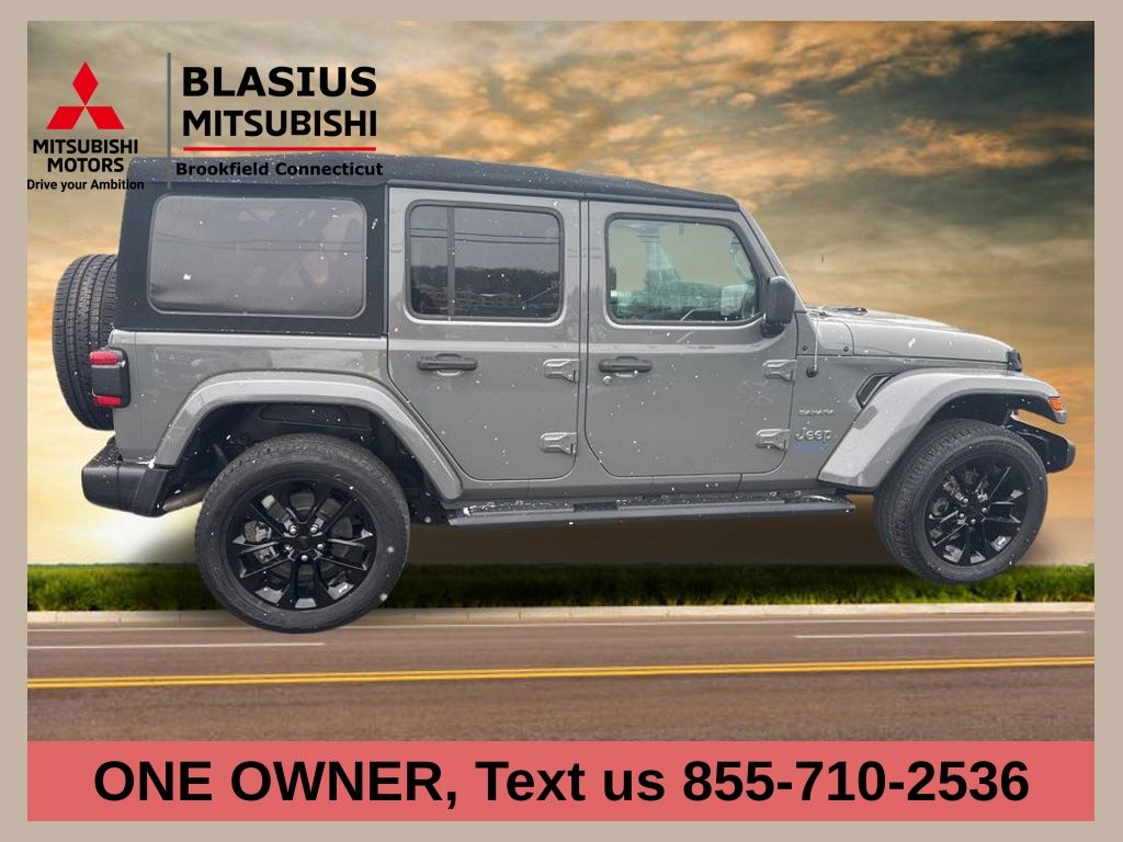 Sting-Gray Clearcoat 2021 Jeep Wrangler 4xe Sahara 4WD SUV / Crossover Four-Wheel Drive 8-Speed Automatic