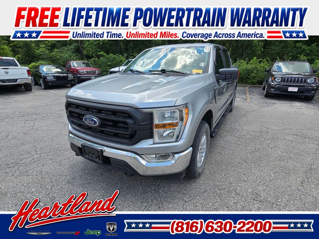 Silver Metallic 2022 Ford F-150 Pickup Truck Four-Wheel Drive Automatic