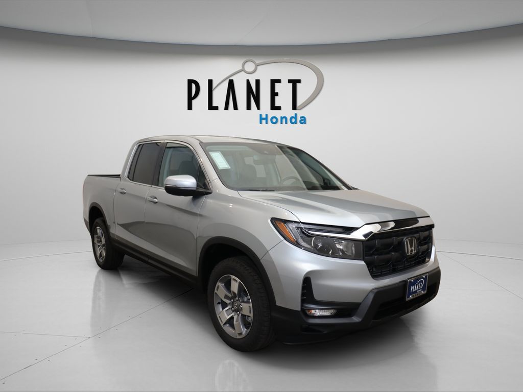 Solar Silver Metallic 2026 Honda Ridgeline Pickup Truck All-Wheel Drive 9-Speed Automatic