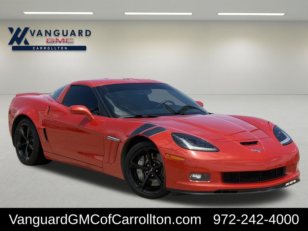 Inferno Orange Metallic 2013 Chevrolet Corvette Coupe Rear-Wheel Drive 6-Speed Manual