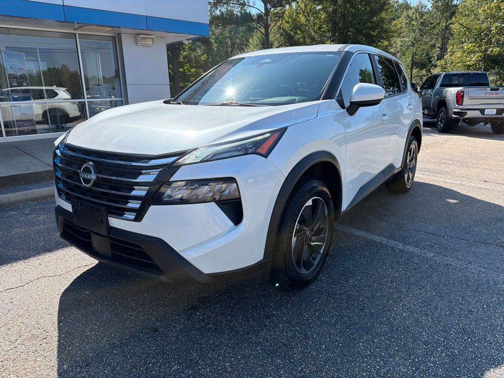 Everest White Pearl 2025 Nissan Rogue SUV / Crossover All-Wheel Drive Continuously Variable Transmission