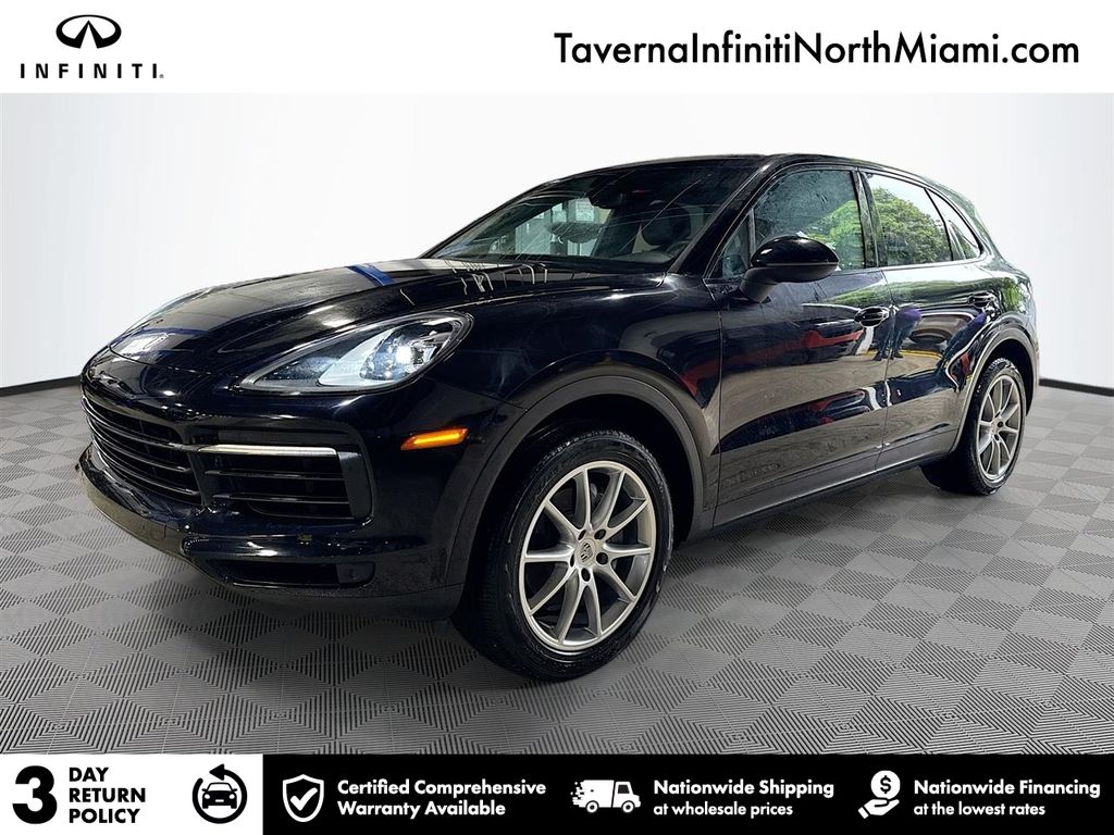 Jet Black Metallic 2019 Porsche Cayenne AWD SUV / Crossover All-Wheel Drive 8-Speed Automatic