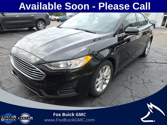 Black Metallic 2020 Ford Fusion Sedan Front-Wheel Drive 6-Speed Automatic