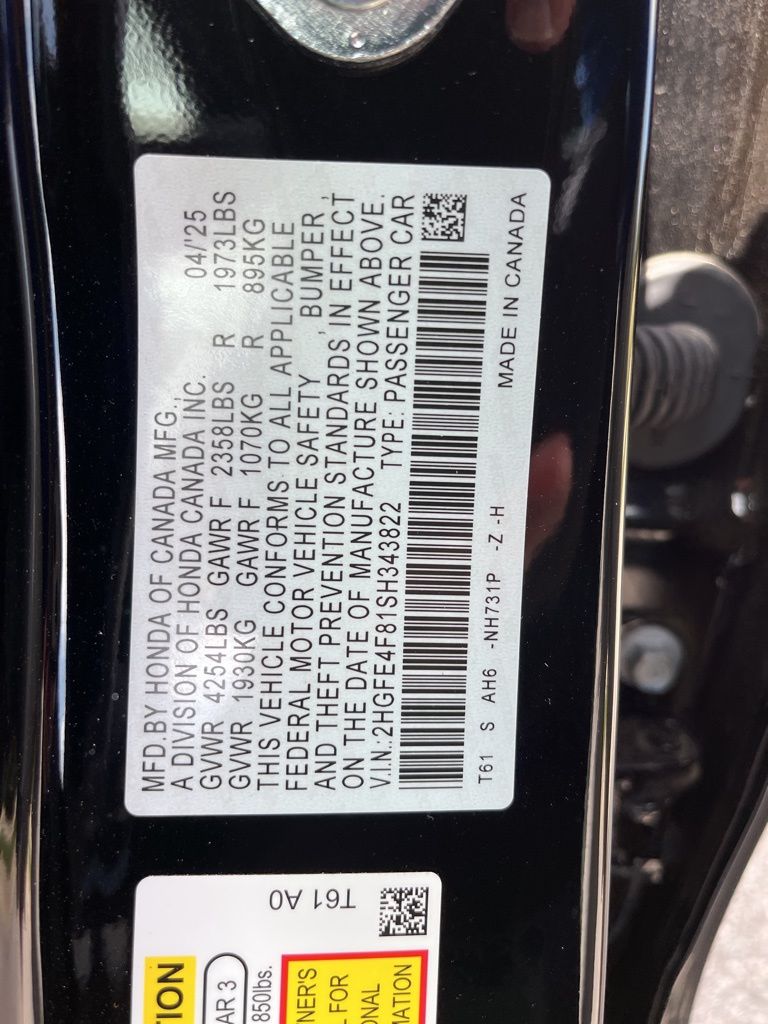 2025 Honda Civic Sport 5