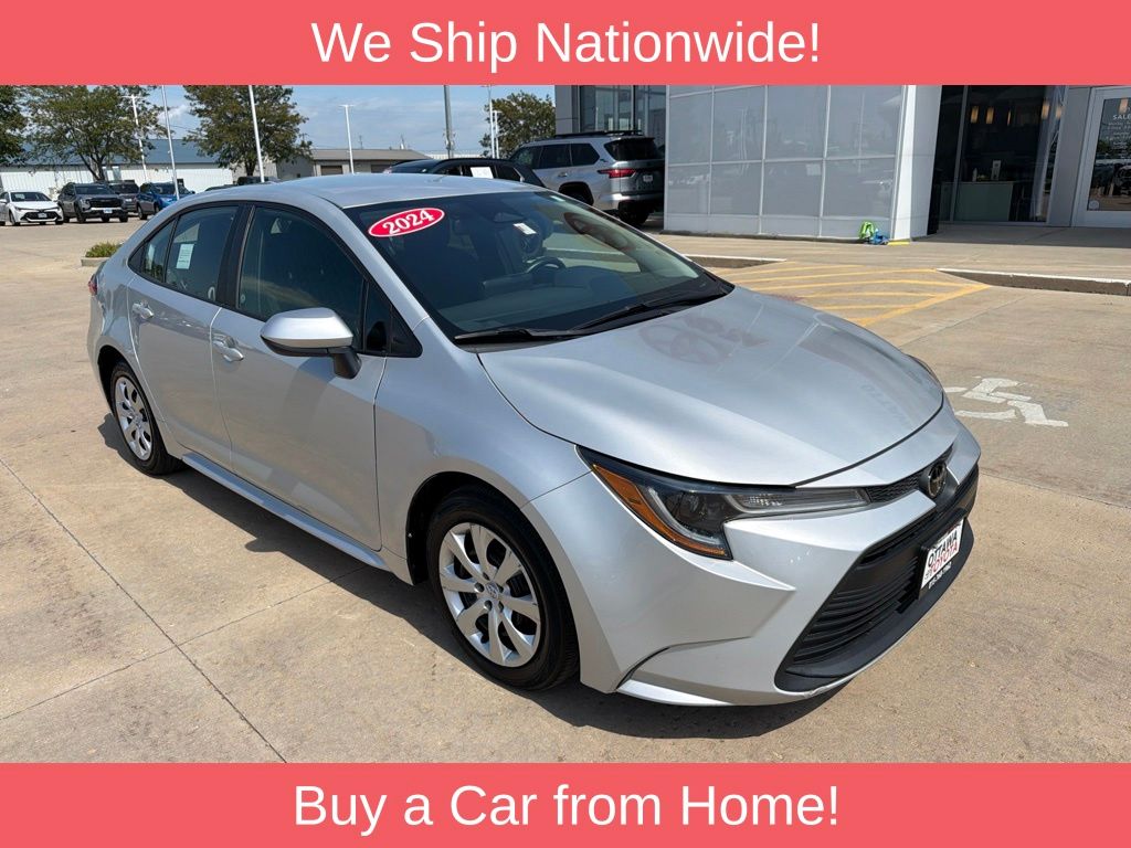 Classic Silver Metallic 2024 Toyota Corolla Sedan Front-Wheel Drive Continuously Variable Transmission