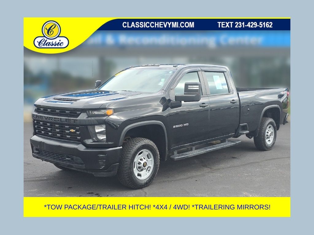 Black 2022 Chevrolet Silverado 2500HD Pickup Truck Four-Wheel Drive 6-Speed Automatic