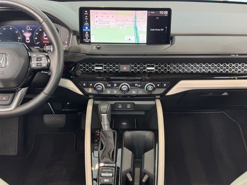 2025 Honda Accord Hybrid Touring White at Community Honda