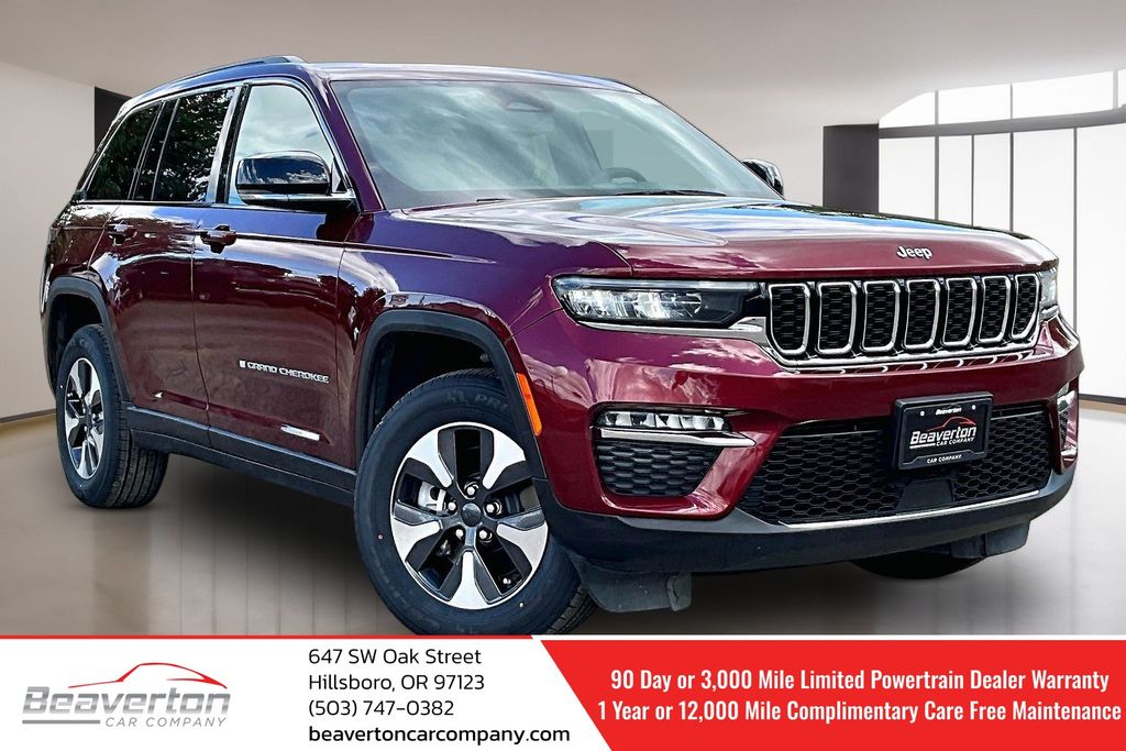 Velvet Red Pearlcoat 2024 Jeep Grand Cherokee 4xe SUV / Crossover Four-Wheel Drive 8-Speed Automatic