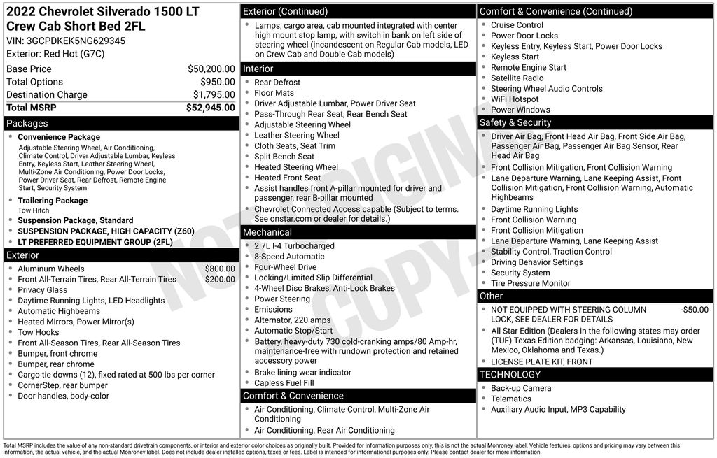 used 2022 Chevrolet Silverado 1500 car, priced at $32,500