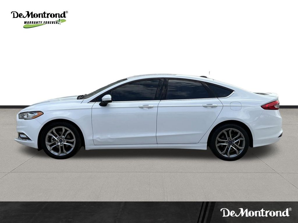 2017 Ford Fusion SE White at Parkway Family Mazda