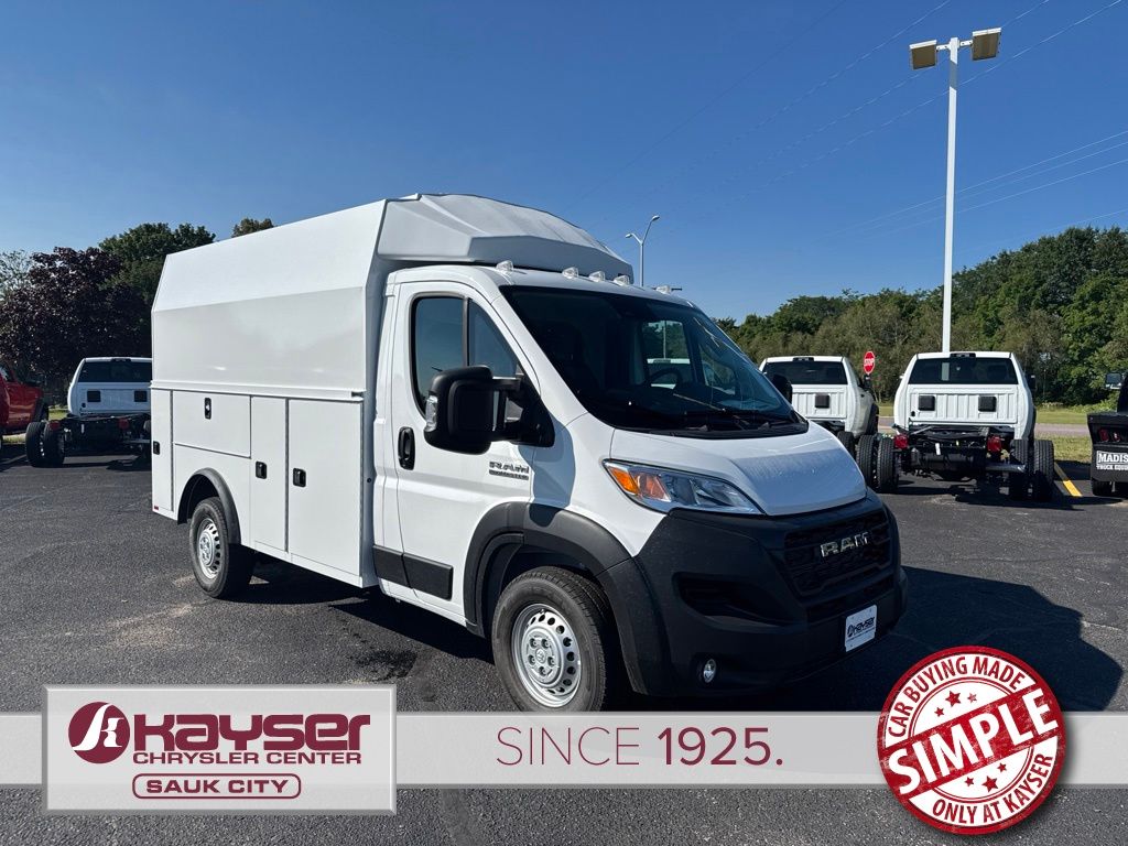 Bright White Clearcoat 2026 RAM ProMaster Chassis 9-Speed Automatic