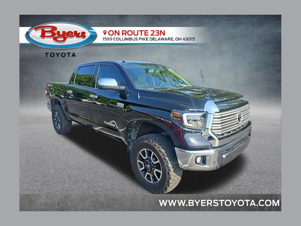 Midnight Black Metallic 2017 Toyota Tundra Pickup Truck Four-Wheel Drive 6-Speed Automatic Overdrive