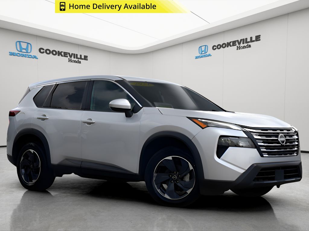 Brilliant Silver Metallic 2024 Nissan Rogue SUV / Crossover Front-Wheel Drive Continuously Variable Transmission