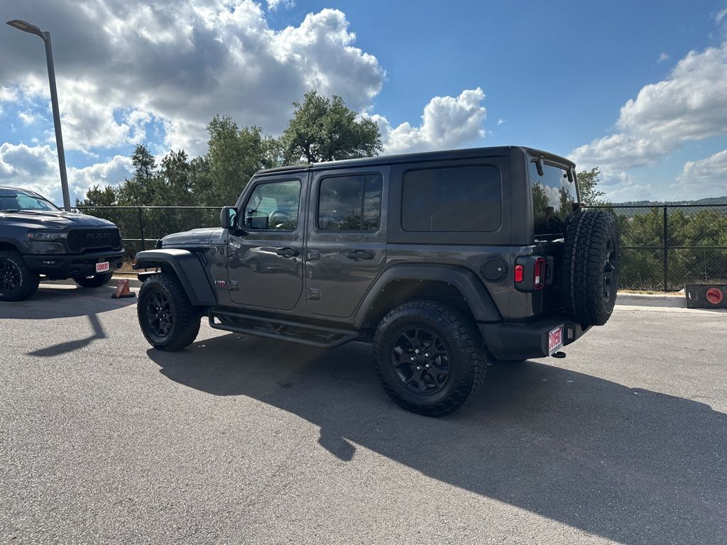 Used Car 2021 Jeep Wrangler  Unlimited Willys For Sale Under $35,000 In Austin, Texas