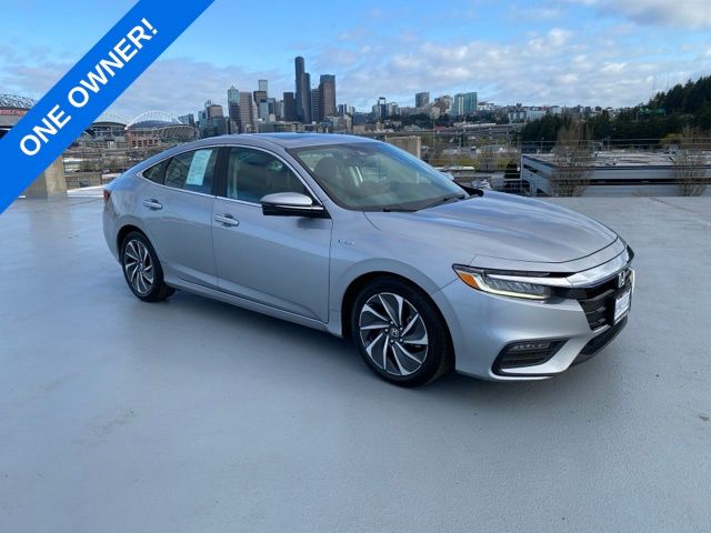 Lunar Silver Metallic 2019 Honda Insight Touring Sedan FWD Sedan Front-Wheel Drive Continuously Variable Transmission