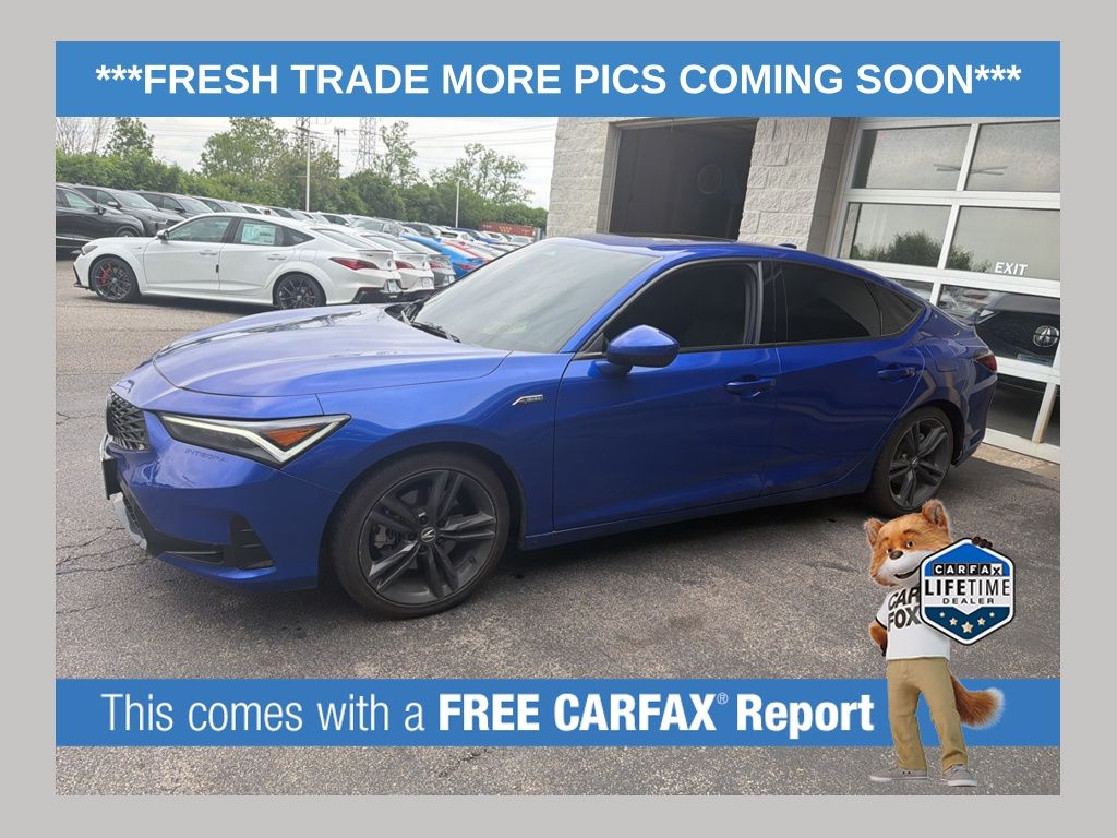 Apex Blue Pearl 2024 Acura Integra Sedan Front-Wheel Drive Continuously Variable Transmission