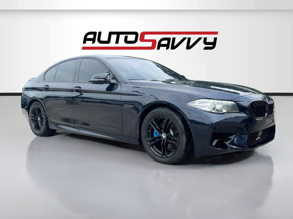 Carbon Black Metallic 2016 BMW 5 Series Sedan Rear-Wheel Drive 8-Speed Automatic